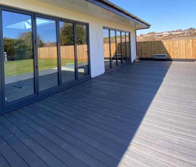 2.4m Wood Grain Decking Board