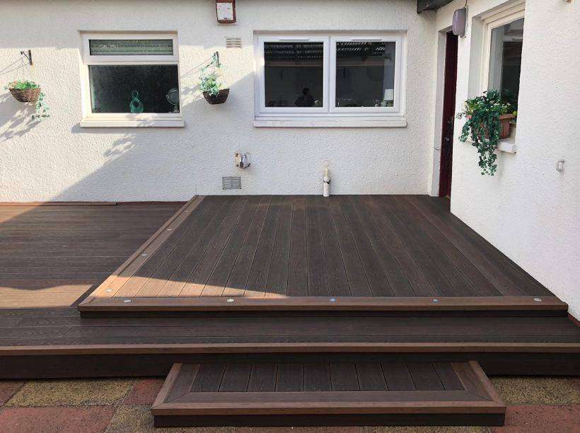 Chocolate Dark Brown Decking Board
