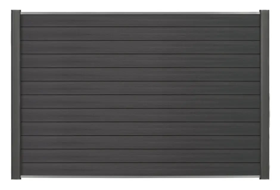 Plastic Fence Panel With Aluminium Post
