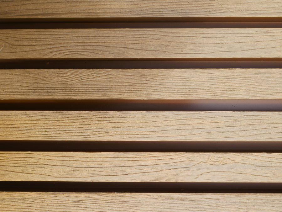 Slatted Cladding Wood Grain Teak