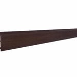Chocolate Wood Grain Cladding - Single Shiplap Cladding
