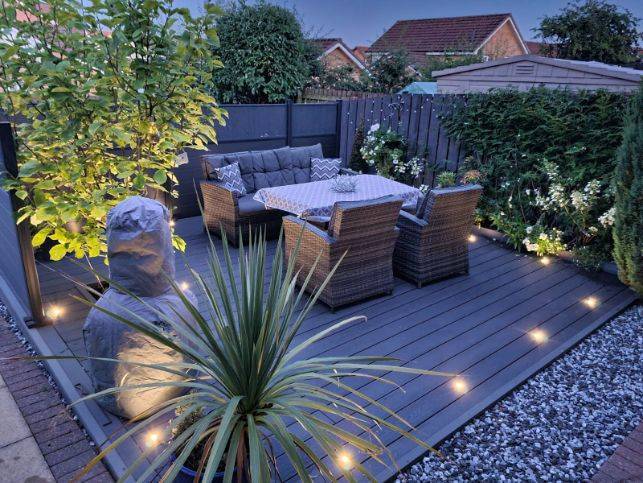 Garden With Modern Garden Accessories