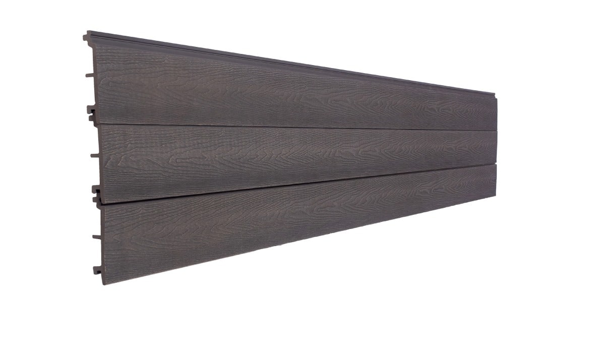 Wood Grain Grey Cladding