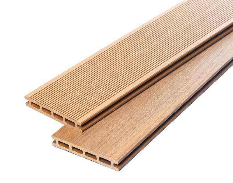Colour-Light-Oak-Thin-Grooved-And-Wood-Grain-Decking-Boards