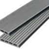 Slate Grey-Reversible-Grooved Decking-Board-Together