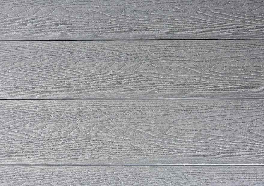 Grey Wood Grain Composite Deck