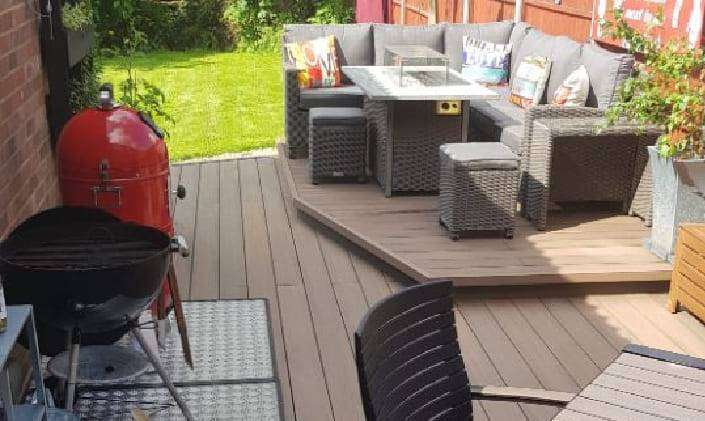 composite decking and wood decking