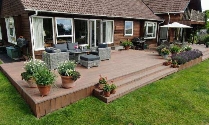 decking with good foundation