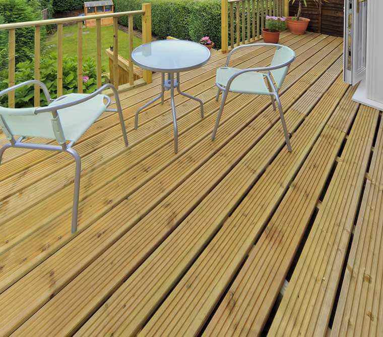Timber Deck 150mm x 25mm £2.87 Per Meter Ultra Decking