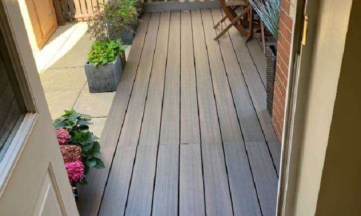 how to lay decking tiles