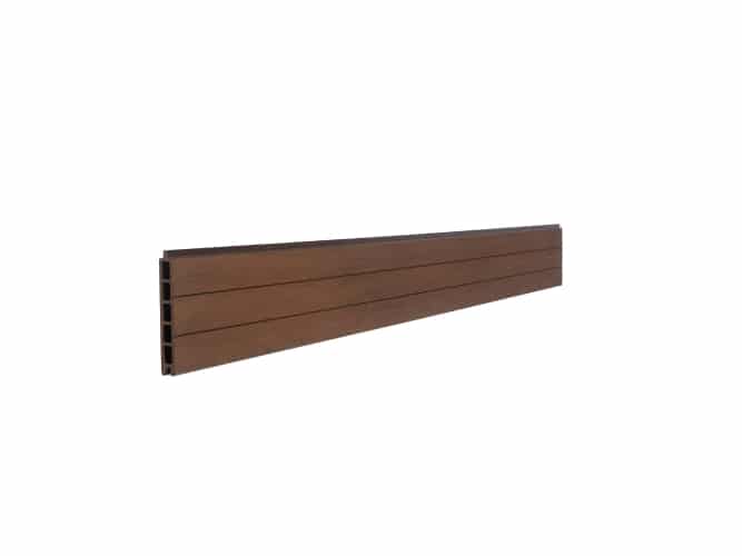 Chocolate Fencing Board - Single Grooved Fencing Board - Groove Surface Finish