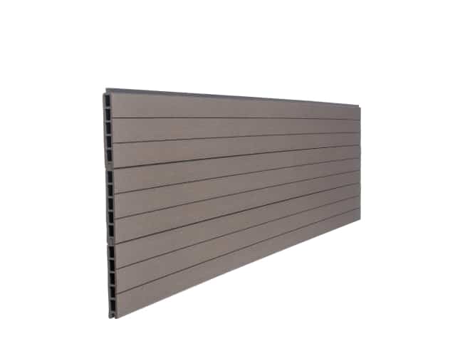 Grey Fencing Board Groove Surface Finish