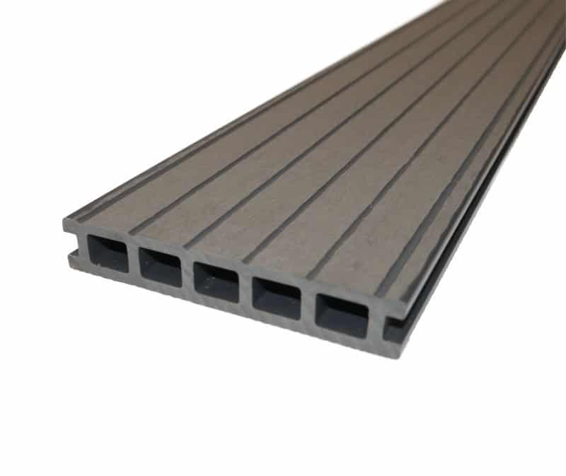 Single Clearance Grooved Decking Board In 5 Square Hollow