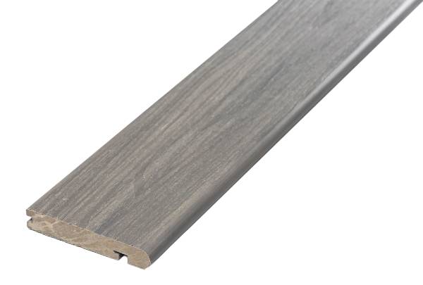 Capped Grey Bullnose Composite Decking Boards