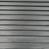 Batten/Slatted Cladding In Wood Grain Finish In Dark Grey Joined Together