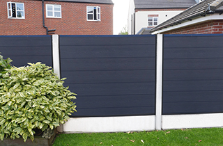 Wood Grain Composite Fence Panel