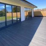 2.4m Wood Grain Composite Decking Board