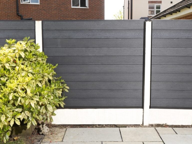 Wood Grain Composite Fence Panel