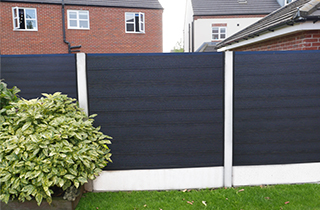 Wood Grain Composite Fence Panel
