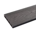 Chocolate Reversible Wood Grain Composite Decking Board | Right Side Single Board