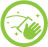 Easy to clean icon indicating low-maintenance decking surface