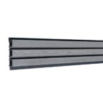Grey Slatted Composite Cladding With Our New Unique Wood Grain