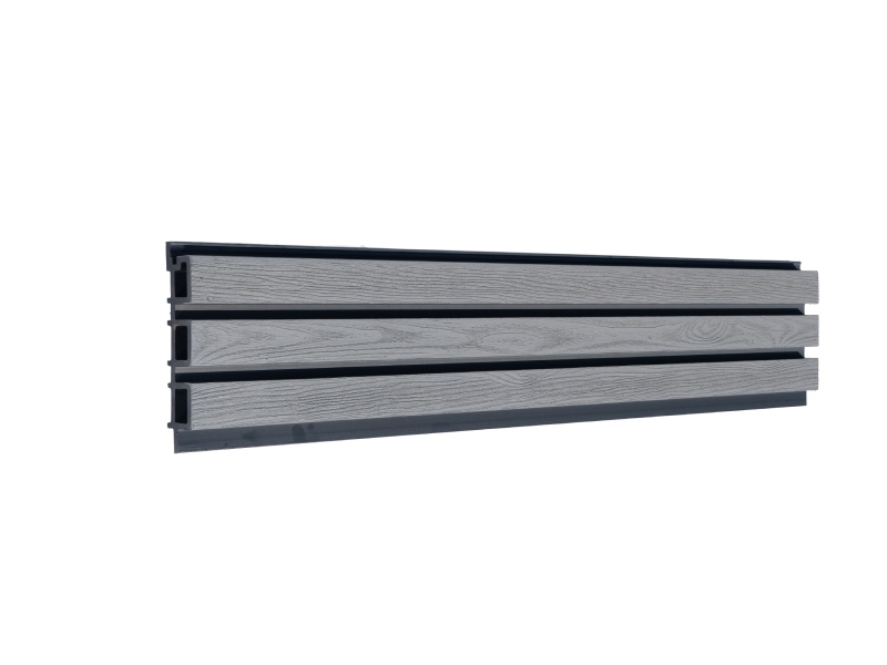 Grey Slatted Cladding