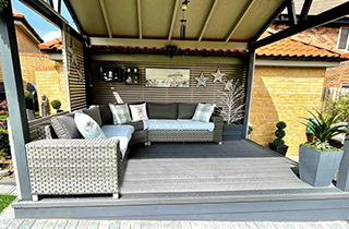 Wood Grain Grey Decking Board | Only £5.27 Per Metre