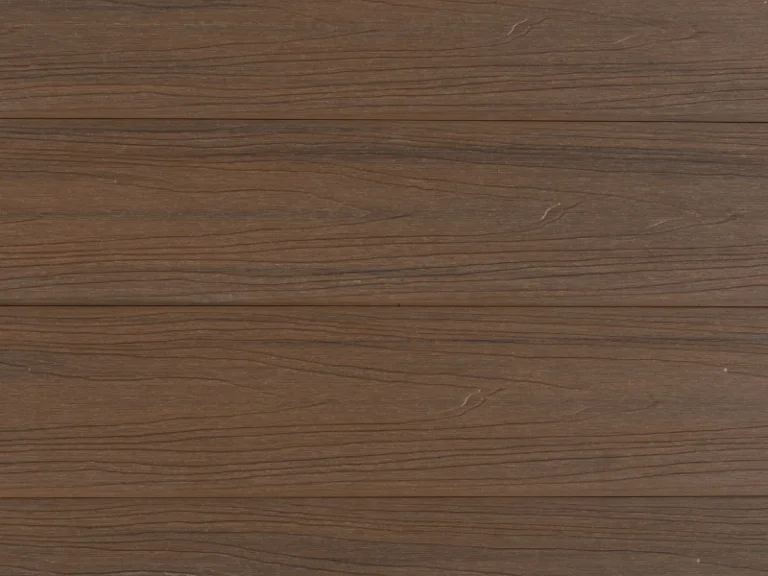 Teak Capped Composite Decking Board