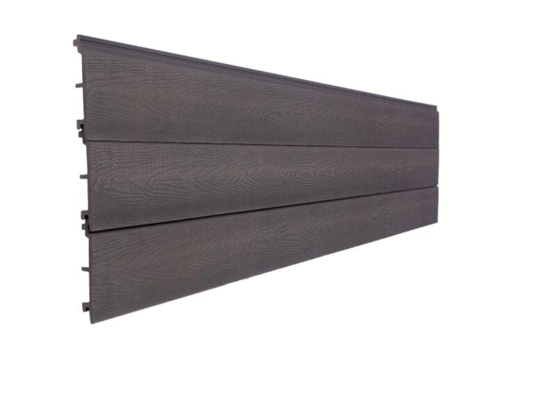 Wood Grain Grey Composite Cladding