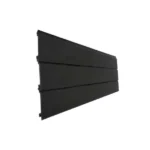 three black cladding boards put together