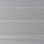 a full view of the the grey groove composite decking board