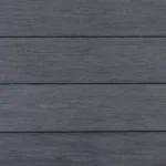 A close view of Ash Grey Composite Decking Board