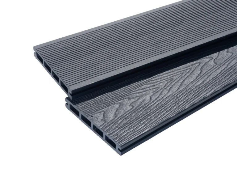 Anthracite Grey Composite Decking Board Side