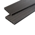 Black Composite Decking Board Two Different Sides