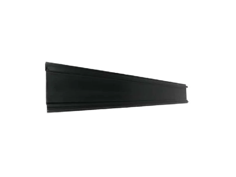 back side view of a black cladding board