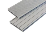 double grooved composite decking board