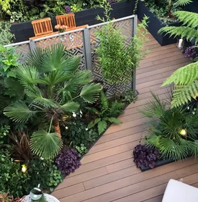 garden composite decking