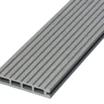 single decking board showing wider groove area