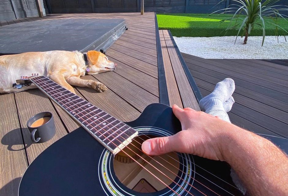 Modern Eco-Friendly Decking In Walnut