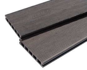Reversible Walnut Composite Decking Board