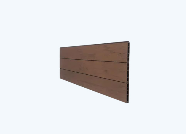 Stacked Fence Boards In Brown Colour