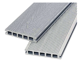 Reversible Wood Grain Grey Decking Boards