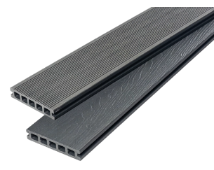 Anthracite Grey Reversible Wood Grain & Grooved