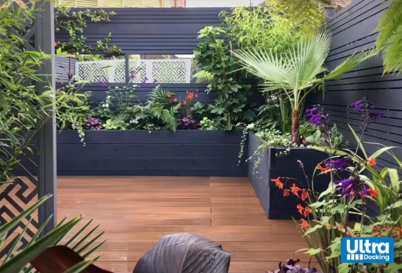 Urban Garden Design With Planters & Raised Garden Beds