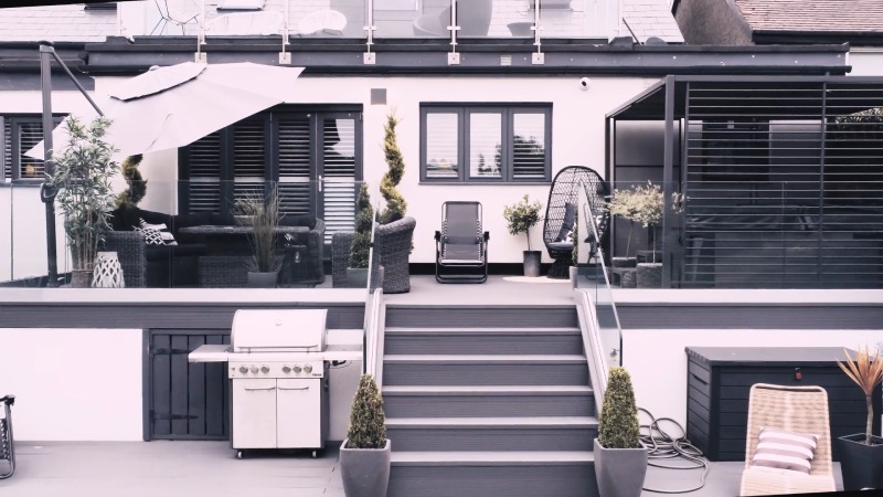 Multi Level Deck With Steps